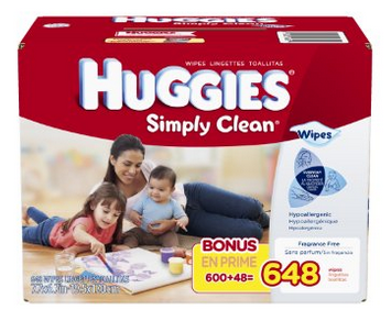 huggies simply clean wipes