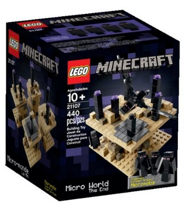 minecraft the end lego set