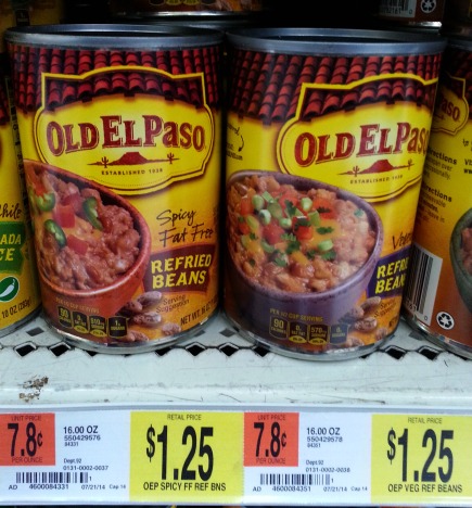 old el paso refried beans