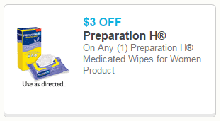 preparation H coupon