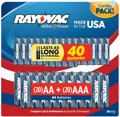 rayovac combo pack