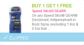 speed stick gear coupon