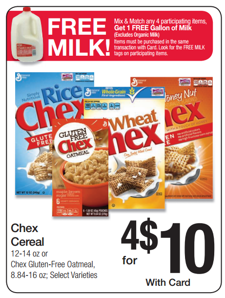 chex cereal kroger