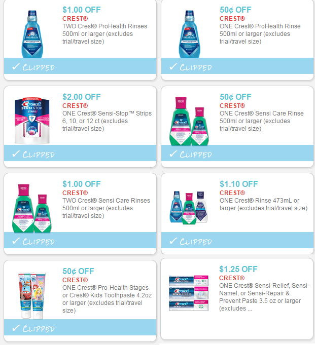 crest coupons