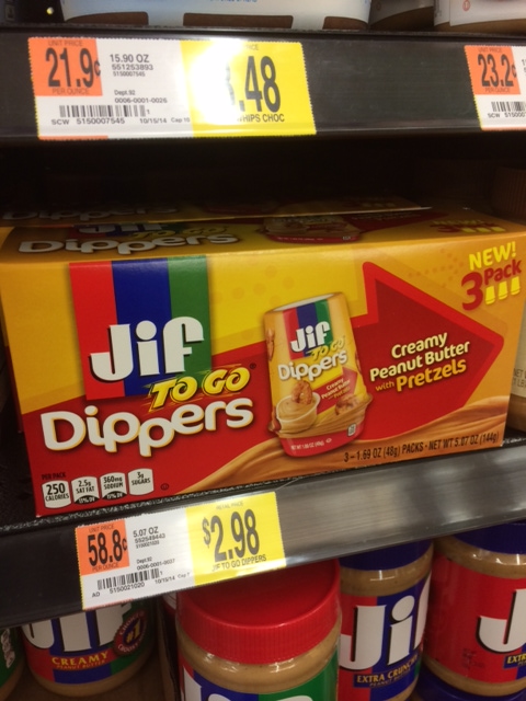 jif to go dippers walmart