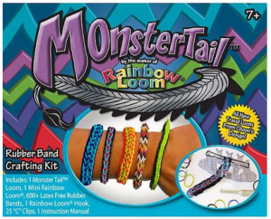 monster tail loom band