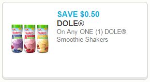 dole shaker coupon