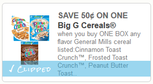 general mills cereal coupon