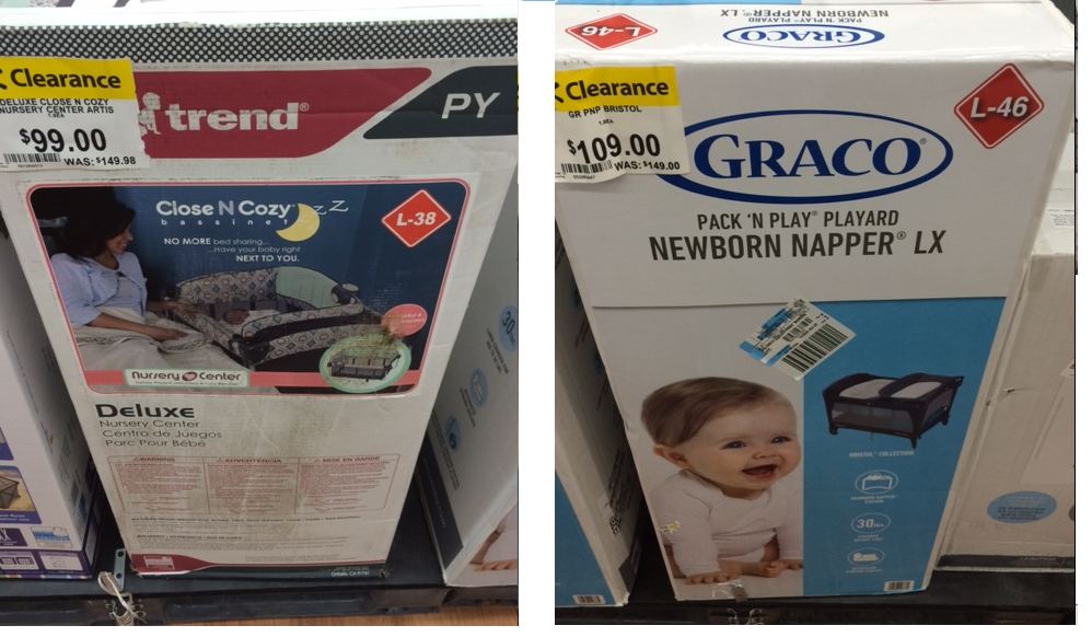 walmart infant clearance