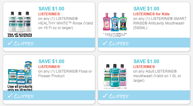 listerine coupon