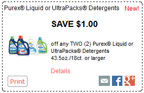 purex detergent coupon