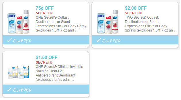 secret coupons