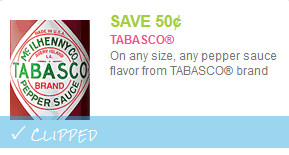 tabasco sauce coupon