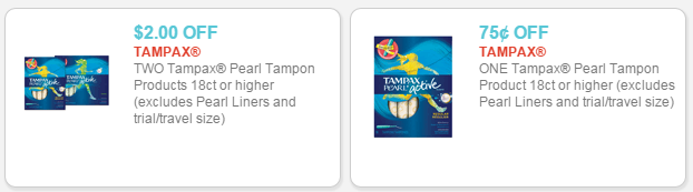 tampax coupons