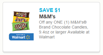 M&Ms coupon