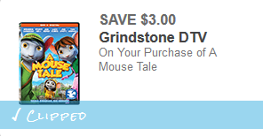 a mouse tale dvd coupon