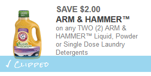 arm & hammer detergent