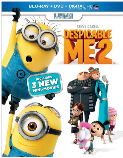 despicable me 2 dvd