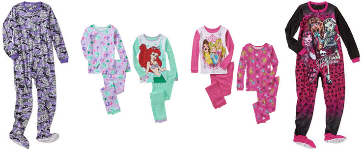 girls pjs on clearance