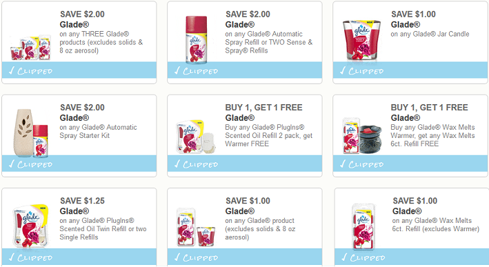 glade coupons