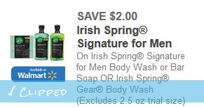 irish spring signature bodywash coupon