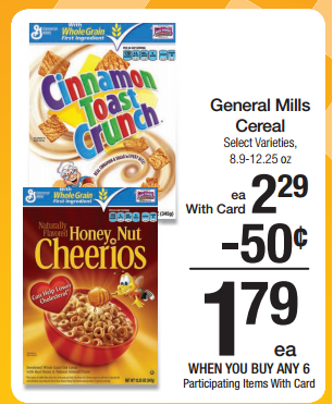 kroger cereal