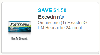 Excedrin coupon