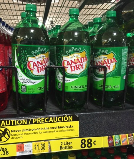 canada dry 2 liter