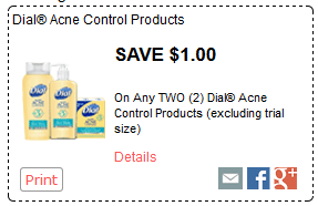 dial acne coupon