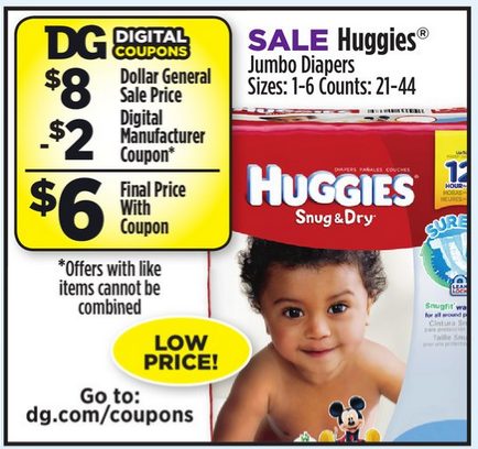 huggies dg pm