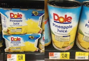 Dole Pineapple Juice at Walmart