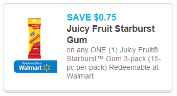 Juicy Fruit Gum coupon