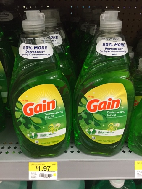 gain dish soap 24oz