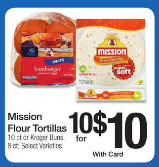 mission tortilla kroger deal