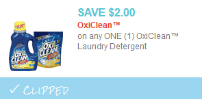 oxiclean detergent coupon