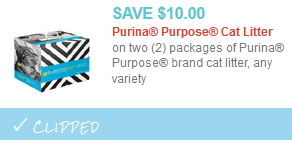 purina purpose litter coupon