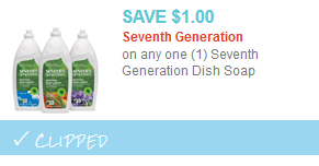 seventh generation coupons