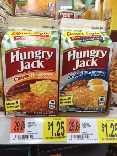 Hungry Jack Hashrbowns