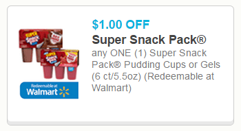 Snack pack coupon