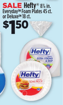 hefty foam price match