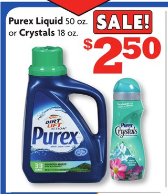 purex crystals family dollar