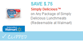 simply delicious coupon