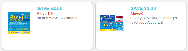 aleve coupons