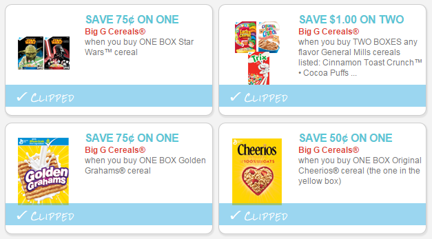 coupons cereal