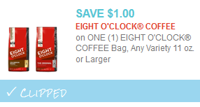 eight oclock coupon