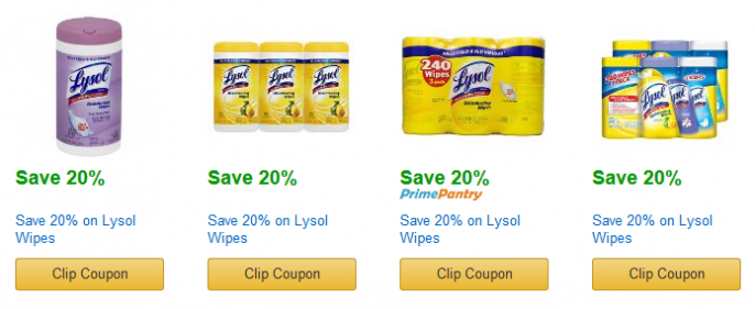 lysol wipes amazon coupons