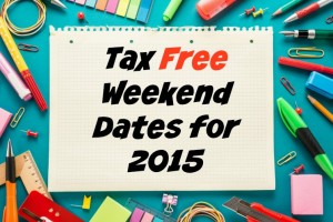 tax free weekend