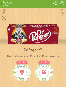 Dr pepper Ibotta