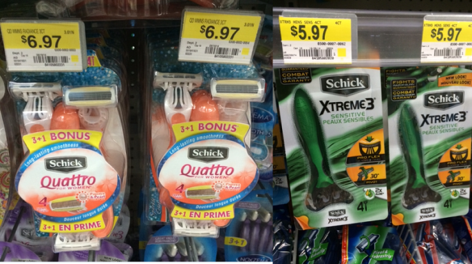 Schick razors