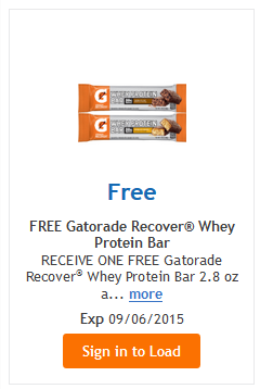 gatorade whey bar